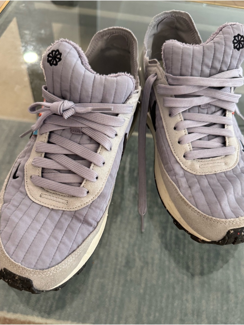 Nike Men’s waffle Quilted Light ‘toasty Provence purple Sneakers